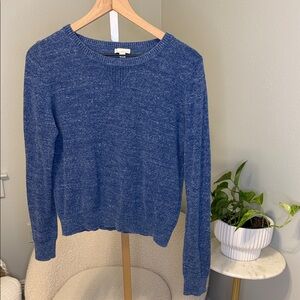 Gap Blue Crewneck Women's Sweater - Classic Knit lightweight S